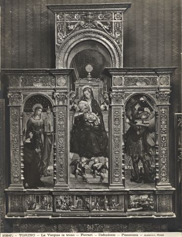 Anderson — Torino - La Vergine in trono - Ferrari - Defendente - Pinacoteca — insieme
